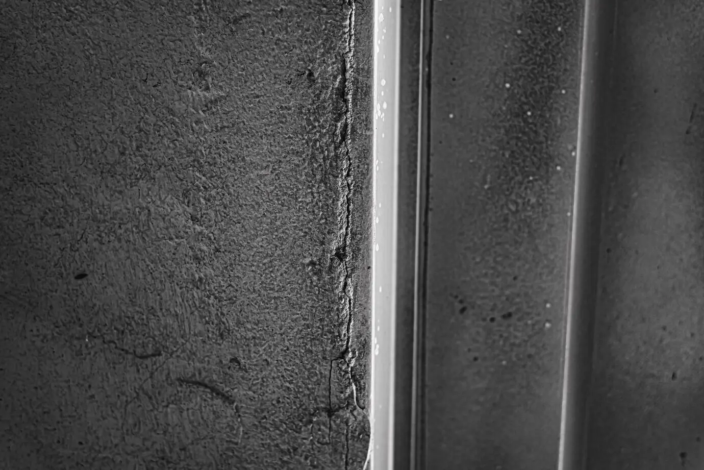 Photograph of a wall's texture pattern